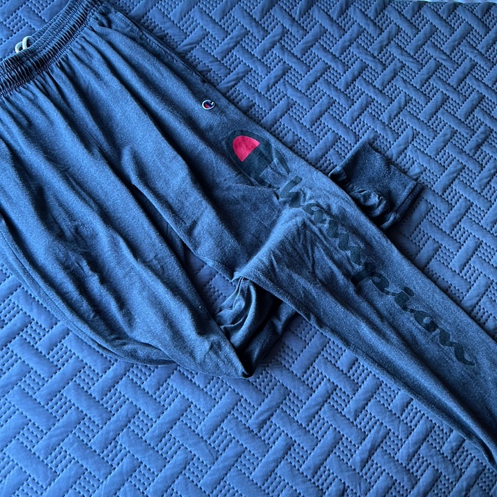 Charcoal gray Champion joggers, size medium
